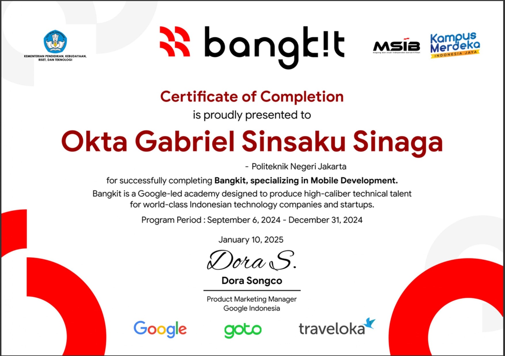 Bangkit Academy - Android Mobile Development